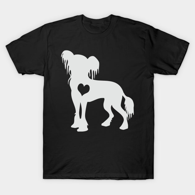 Adore Chinese Crested Dogs T-Shirt by Psitta